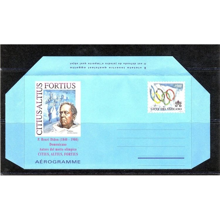 VATICAN 2000 Father Didon, new aerogram