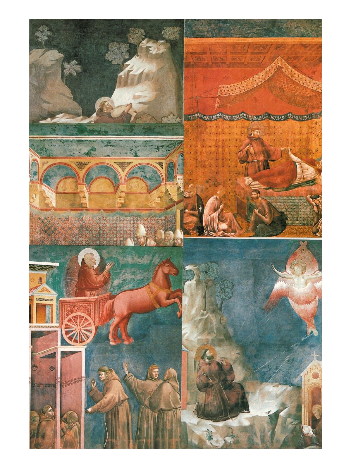 VATICAN 2000 St. Francis, 5 new postcards