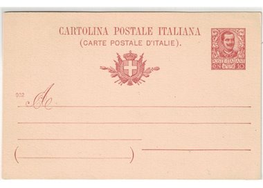 ITALIA REGNO 1903 Cartolina Postale 10 Cent. mill 902 nuova