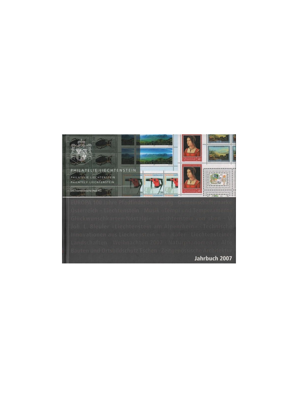 LIECHTENSTEIN 2007 The Book of Stamps
