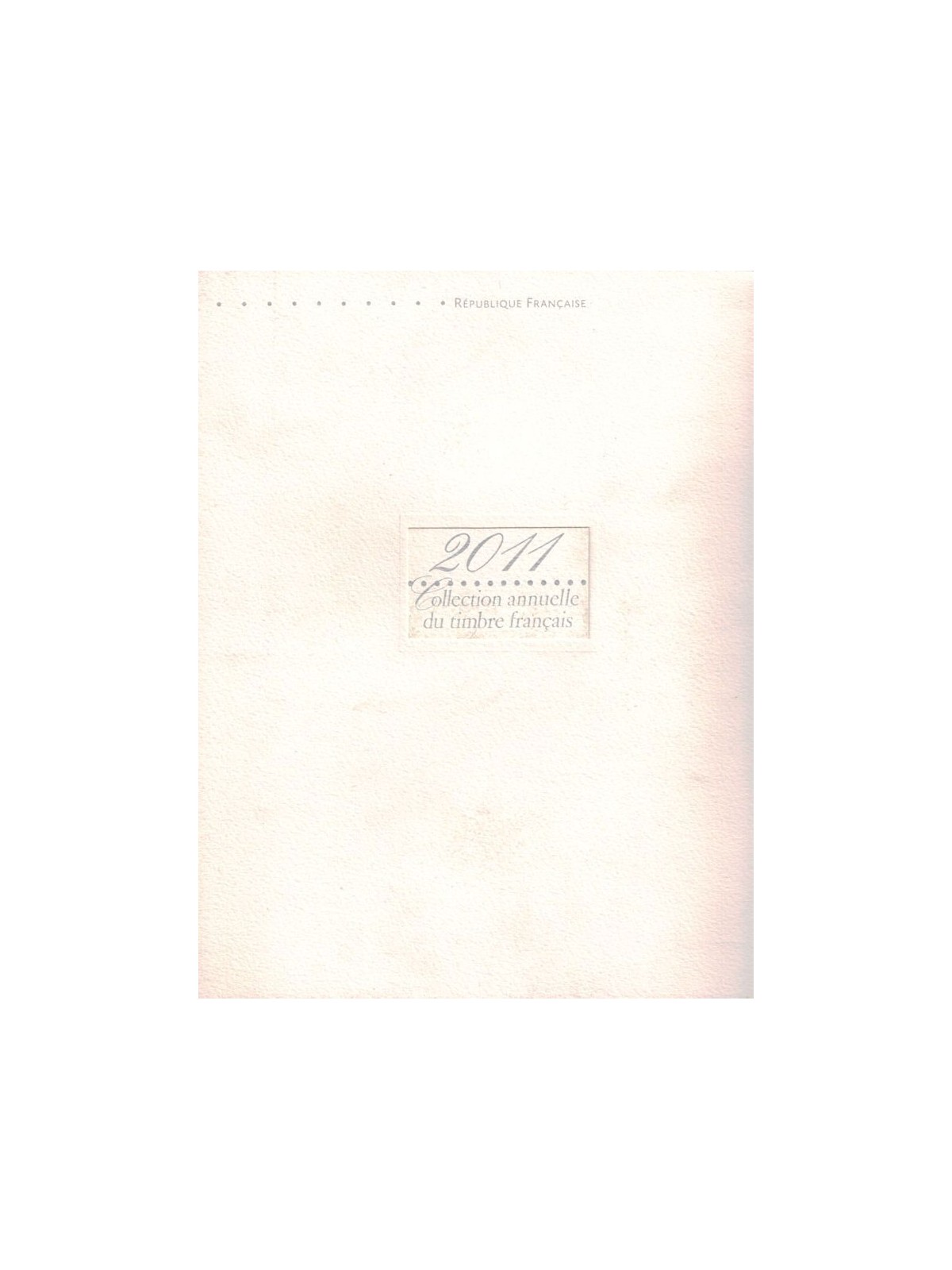 FRANCIA 2011 Libro ufficiale delle poste francesi (annata completa)