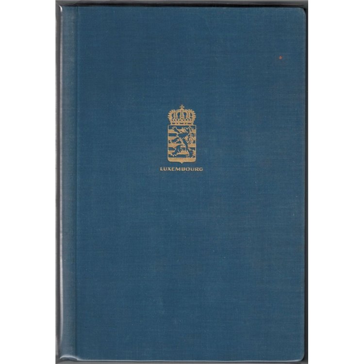 LUXEMBOURG 1952 Official book distributed to authorities