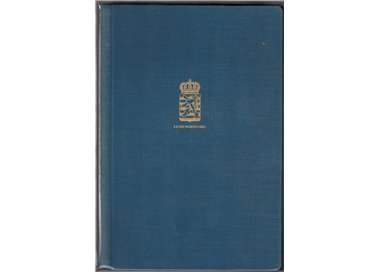 LUSSEMBURGO 1952 Libro ufficiale distribuito alle autorità