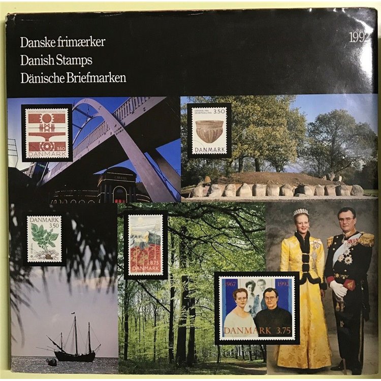 DENMARK 1992 Official Book of the Danish Post