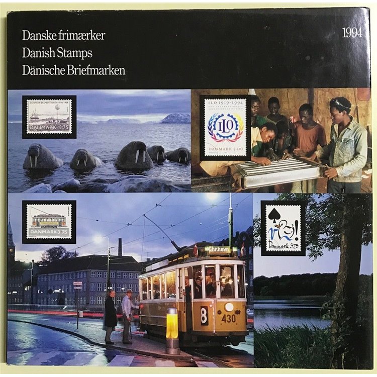 DENMARK 1994 Official Book of the Danish Post