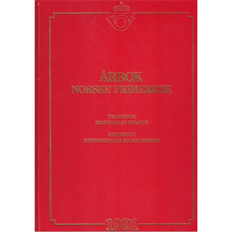 NORWAY 1991 Official Book of the Norwegian Post
