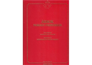NORVEGIA 1991 Libro Ufficiale delle Poste Norvegesi