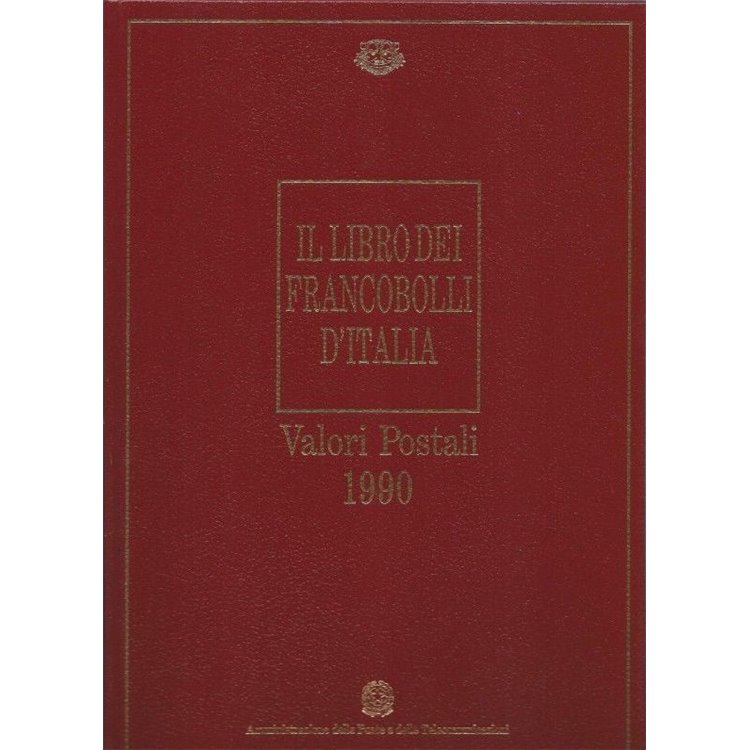 ITALIA 1990 Buca delle Lettere, il libro dei francobolli