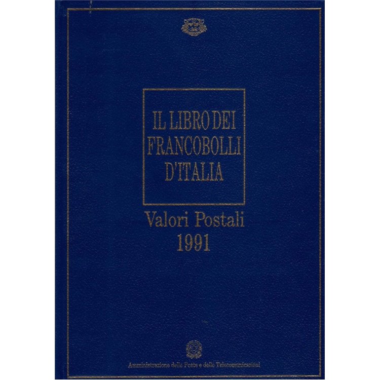 ITALIA 1991 Buca delle Lettere, il libro dei francobolli