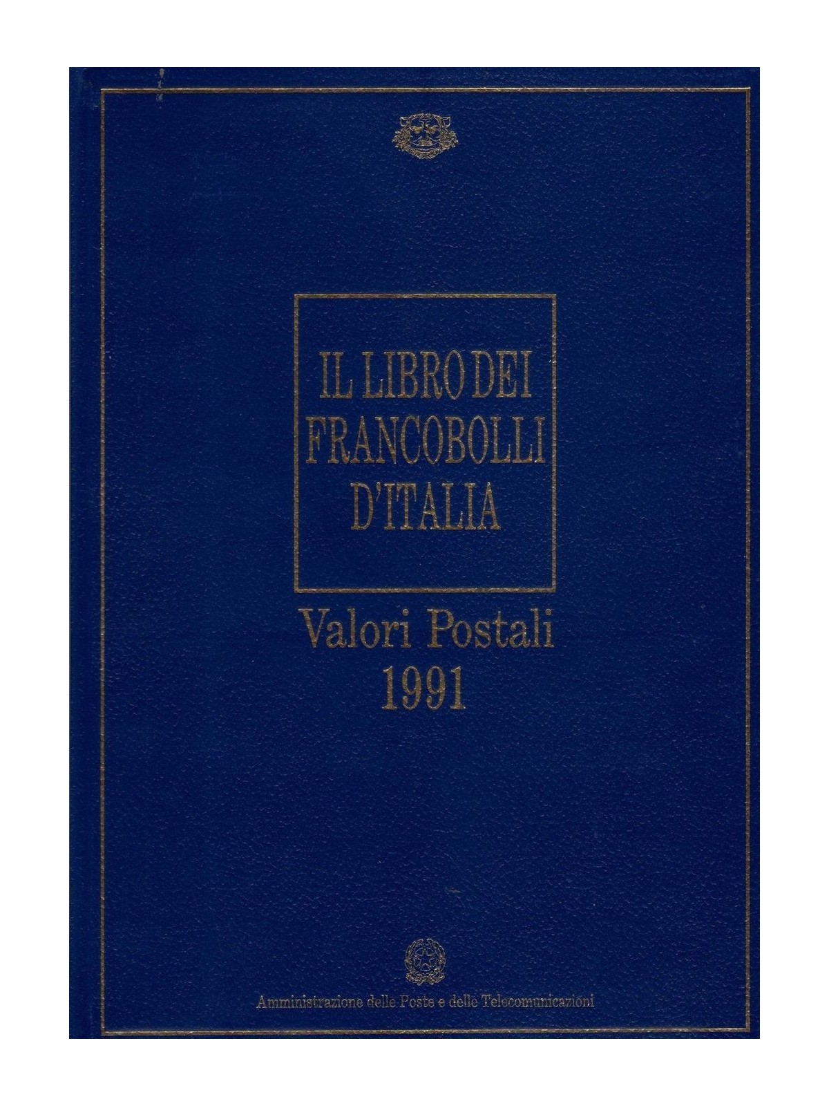 ITALIA 1991 Buca delle Lettere, il libro dei francobolli
