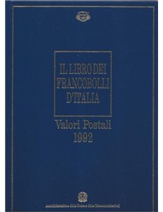 ITALIA 1992 Buca delle Lettere, il libro dei francobolli, nuovo