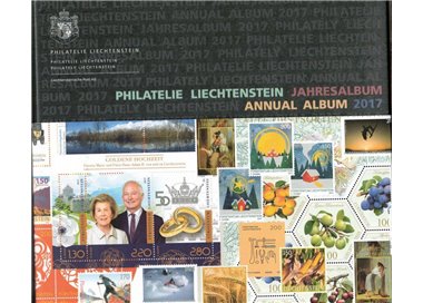 LIECHTENSTEIN 2017 Il libro dei francobolli