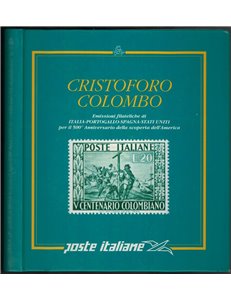 CRISTOFORO COLOMBO Libro ufficiale delle Poste Italiane