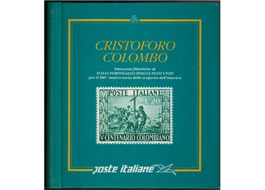 CHRISTOPHER COLUMBUS Official book of the Italian Post Office