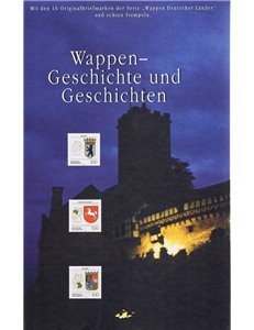 GERMANIA BRD 1994 Libro di francobolli con gli stemmi dei 16 stati federali