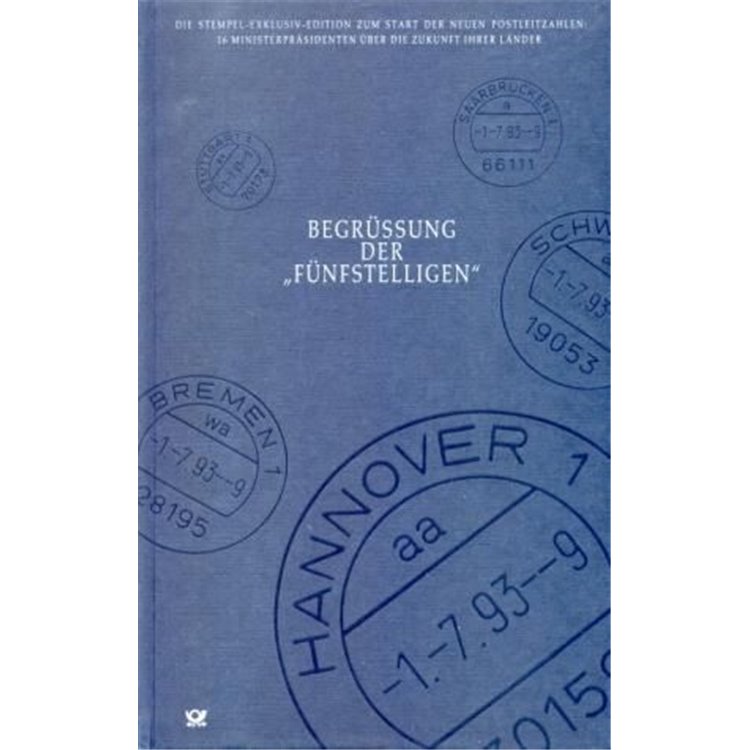 GERMANIA 1993 Libro di francobolli, Benvenuti a cinque cifre