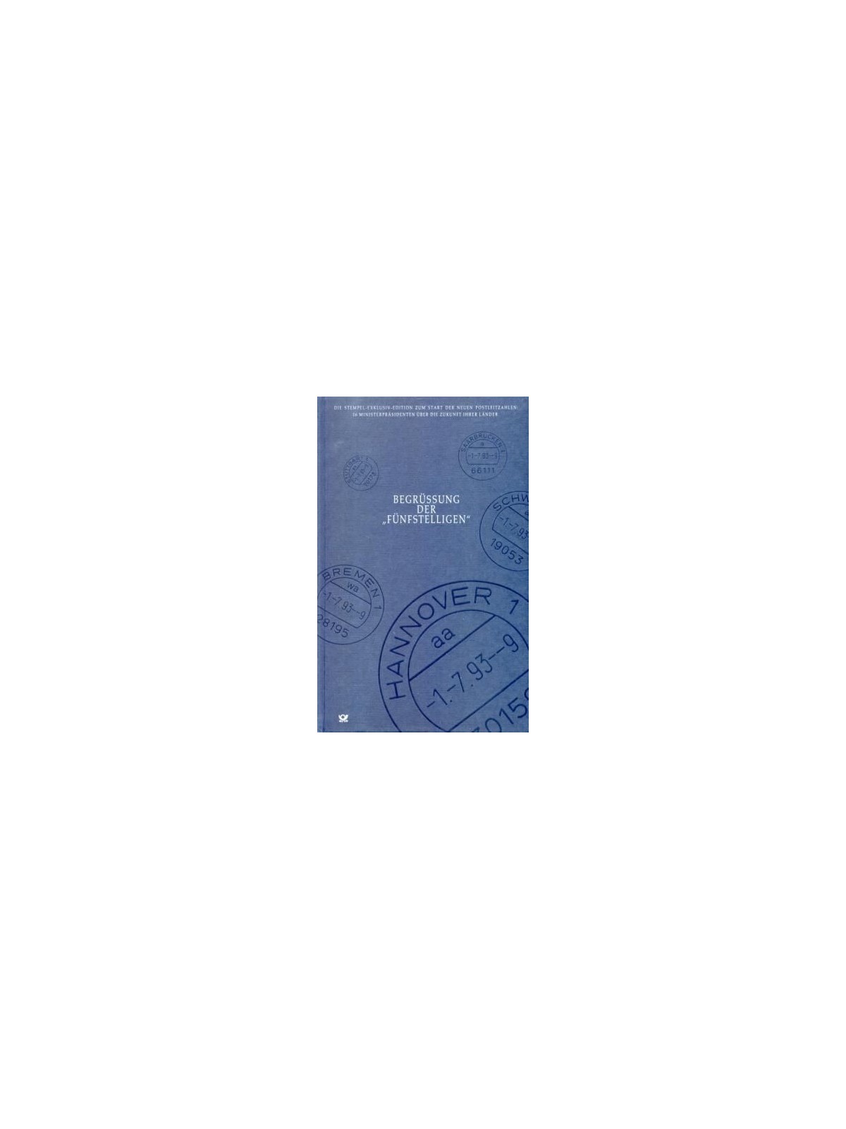 GERMANY 1993 Stamp book, Welcome to five digits