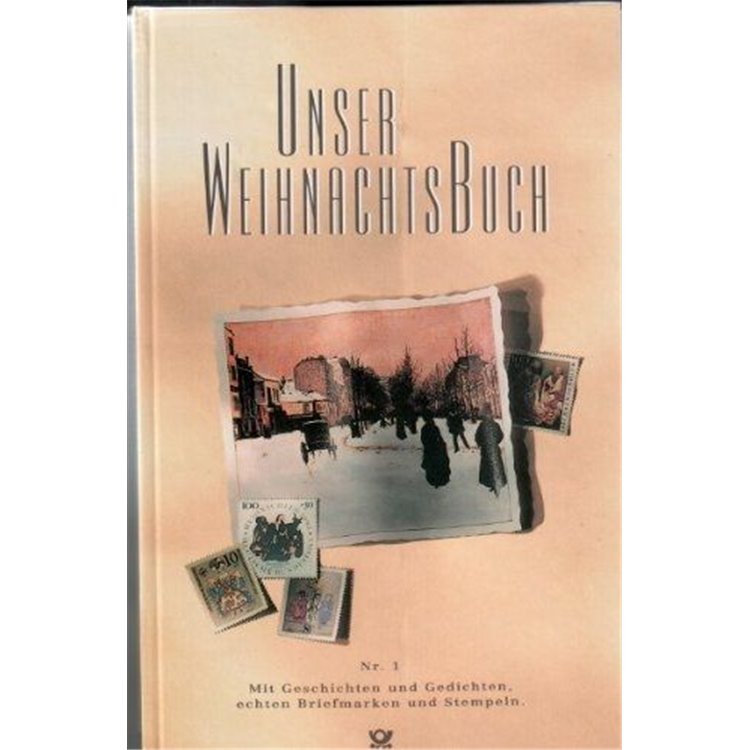 GERMANIA 1993 Libro di francobolli Unser Weihnachtsbuch Nr.1