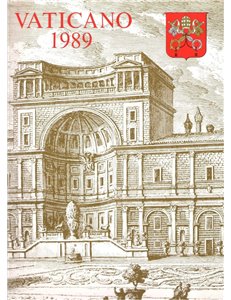 VATICANO 1989 Libro Ufficiale Completo