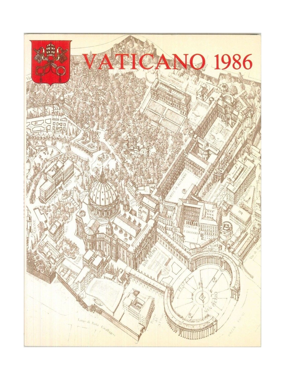 VATICANO 1986 Libro Ufficiale Completo