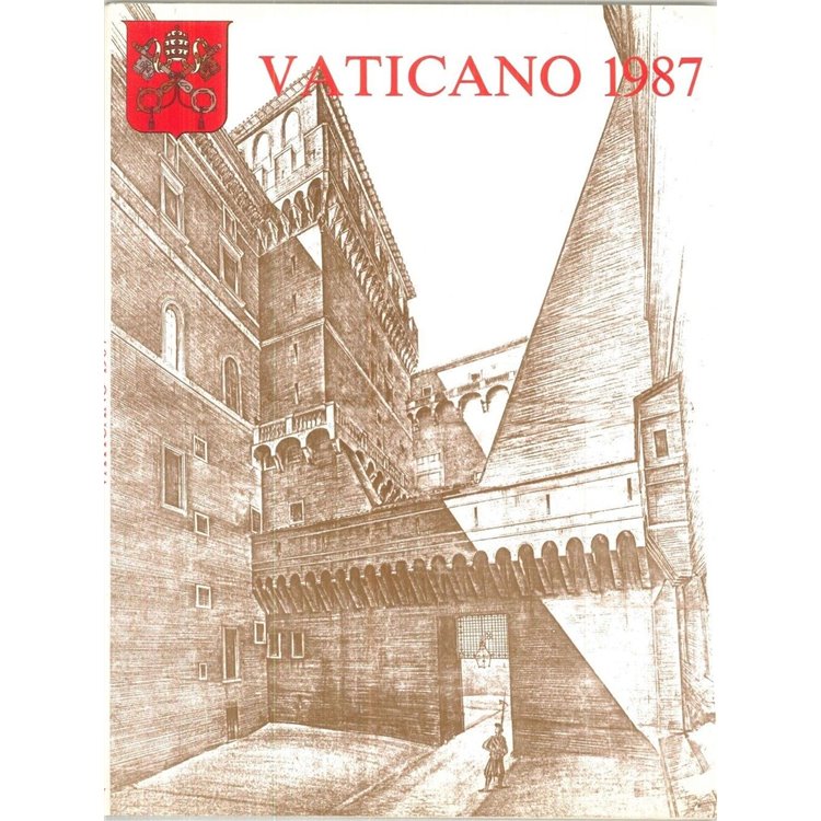 VATICANO 1987 Libro Ufficiale Completo