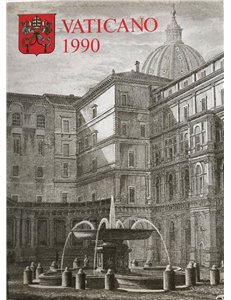 VATICANO 1990 Libro Ufficiale Completo