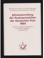 GERMANY DDR 1989 Complete annual collection with first day cancellations