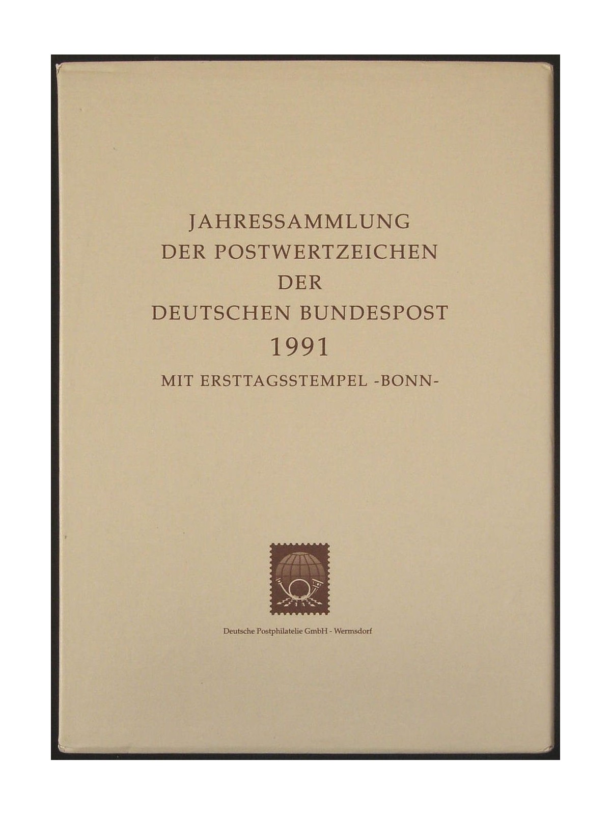 GERMANIA BRD 1991 Collezione annuale completa con annulli primo giorno