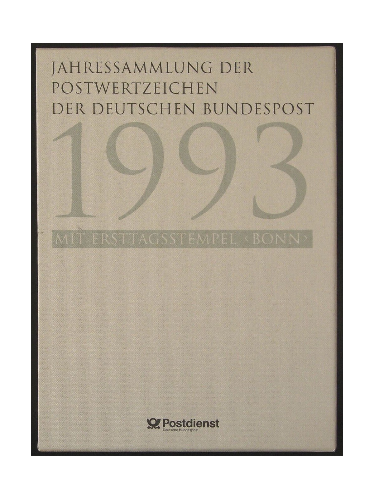 GERMANY FRG 1993 Complete annual collection with first day cancellations