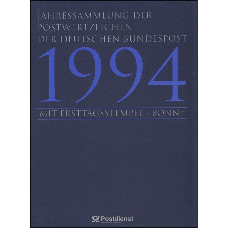 GERMANIA BRD 1994 Collezione annuale completa con annulli primo giorno
