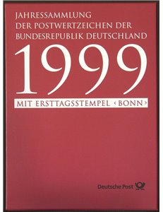GERMANIA BRD 1999 Collezione annuale completa con annulli primo giorno