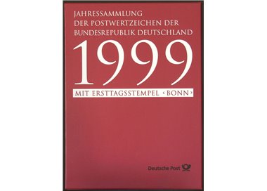 GERMANIA BRD 1999 Collezione annuale completa con annulli primo giorno