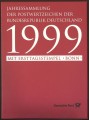 GERMANIA BRD 1999 Collezione annuale completa con annulli primo giorno