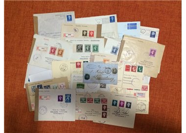 NETHERLANDS 1859-70 - Postal history, batch of 34 letters