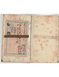GIAPPONE 1880-1900 - Collez. Impero giapponese su libretto dipinto a mano
