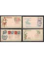 JAPAN + KOREA - Lot of sports-themed postal stationery