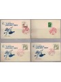 GIAPPONE + KOREA - Lotto di interi postali tematica sport