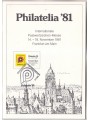 Philatelia 81 Frankfurt/Main Libretto ufficiale