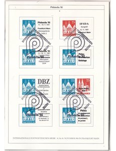 Philatelia 81 Frankfurt/Main Libretto ufficiale