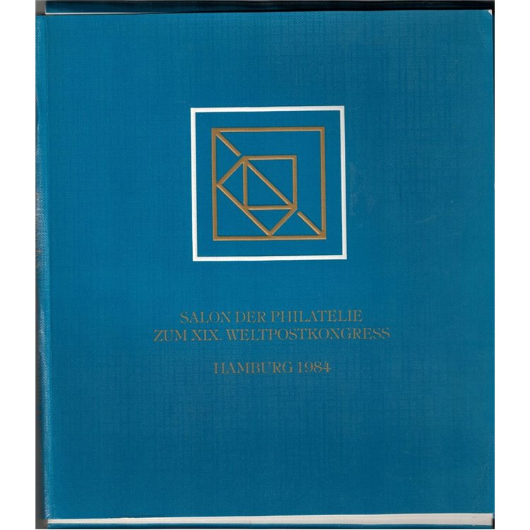 Hamburg 1984 Esposizione filatelica, ristampa del primo francobollo dei paesi europei