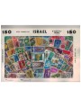 ISRAEL - Lot of 150 different stamps
