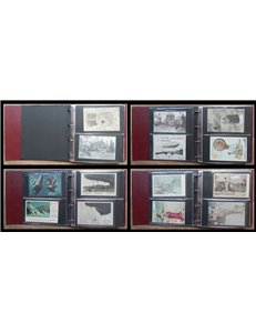 COLLEZIONE di 74 cartoline tematica Dirigibili, Mongolfiere e Palloni Aerostatici
