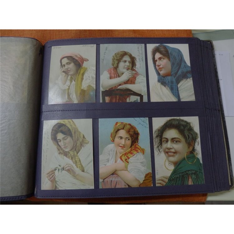 COLLEZIONE di 302 cartoline anni 40 e 50, la maggior parte viaggiate