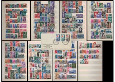 ITALIA 1945-60 Francobolli us in serie complete, alto valore catalogo