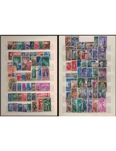 ITALIA 1945-60 Francobolli us in serie complete, alto valore catalogo
