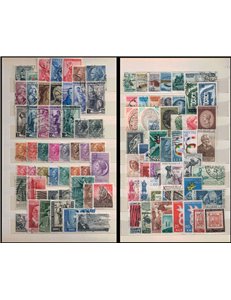 ITALIA 1945-60 Francobolli us in serie complete, alto valore catalogo