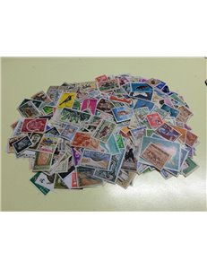 Lotto di 500 francobolli mondiali tematica fauna, animali, pesci MNH**
