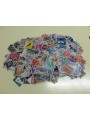 Lotto di 500 francobolli mondiali tematica fauna, animali, pesci MNH**