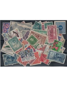 CECOSLOVACCHIA Lotto di 100 francobolli usati tutti differenti in serie complete (2)