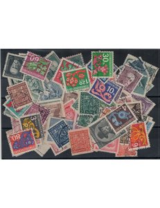CECOSLOVACCHIA Lotto di 100 francobolli usati tutti differenti in serie complete (3)
